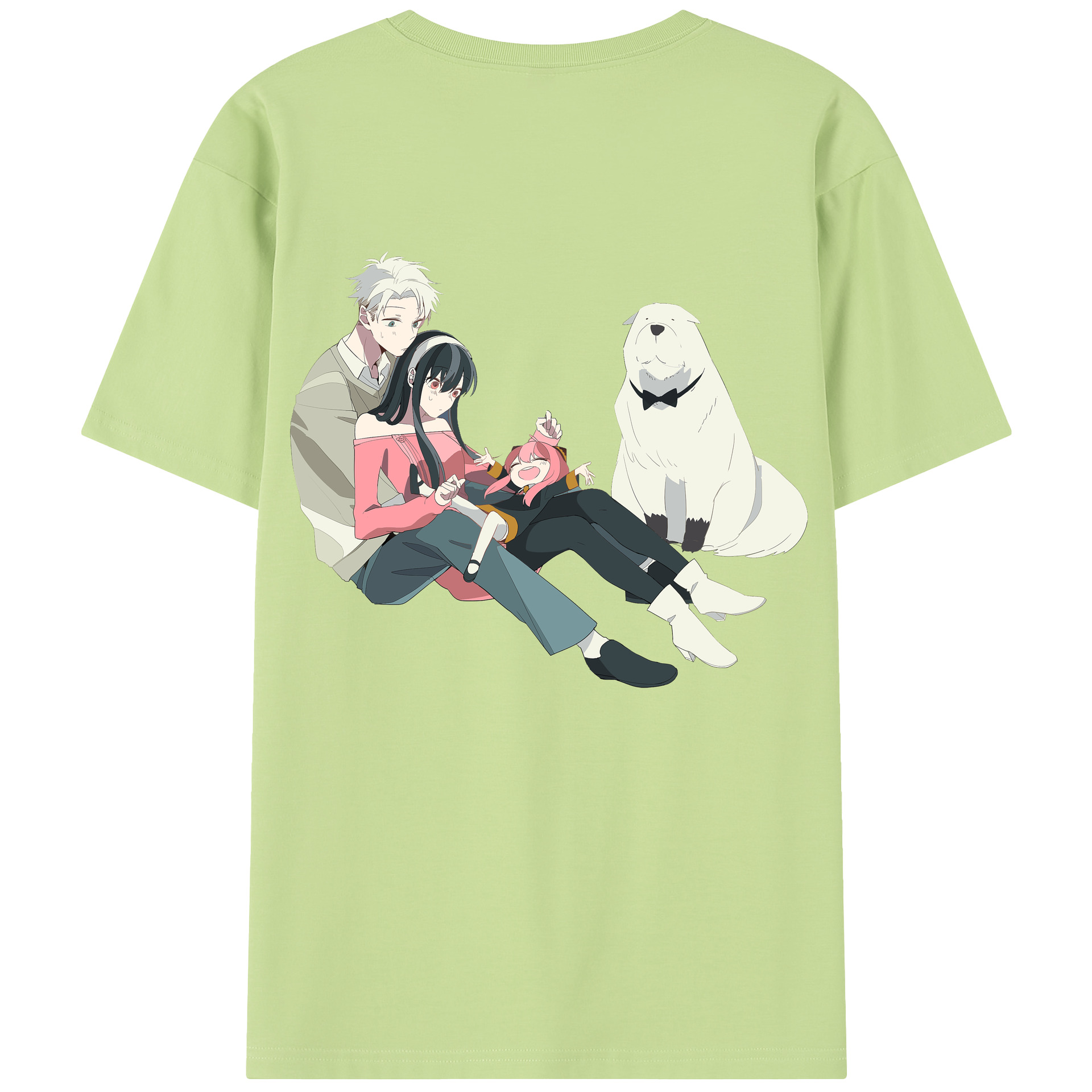 （画像用） SPY×FAMILY间谍家家酒 綿100％半袖Tシャツ（背面プリント）